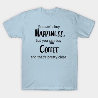 Coffee on Blue T-Shirt